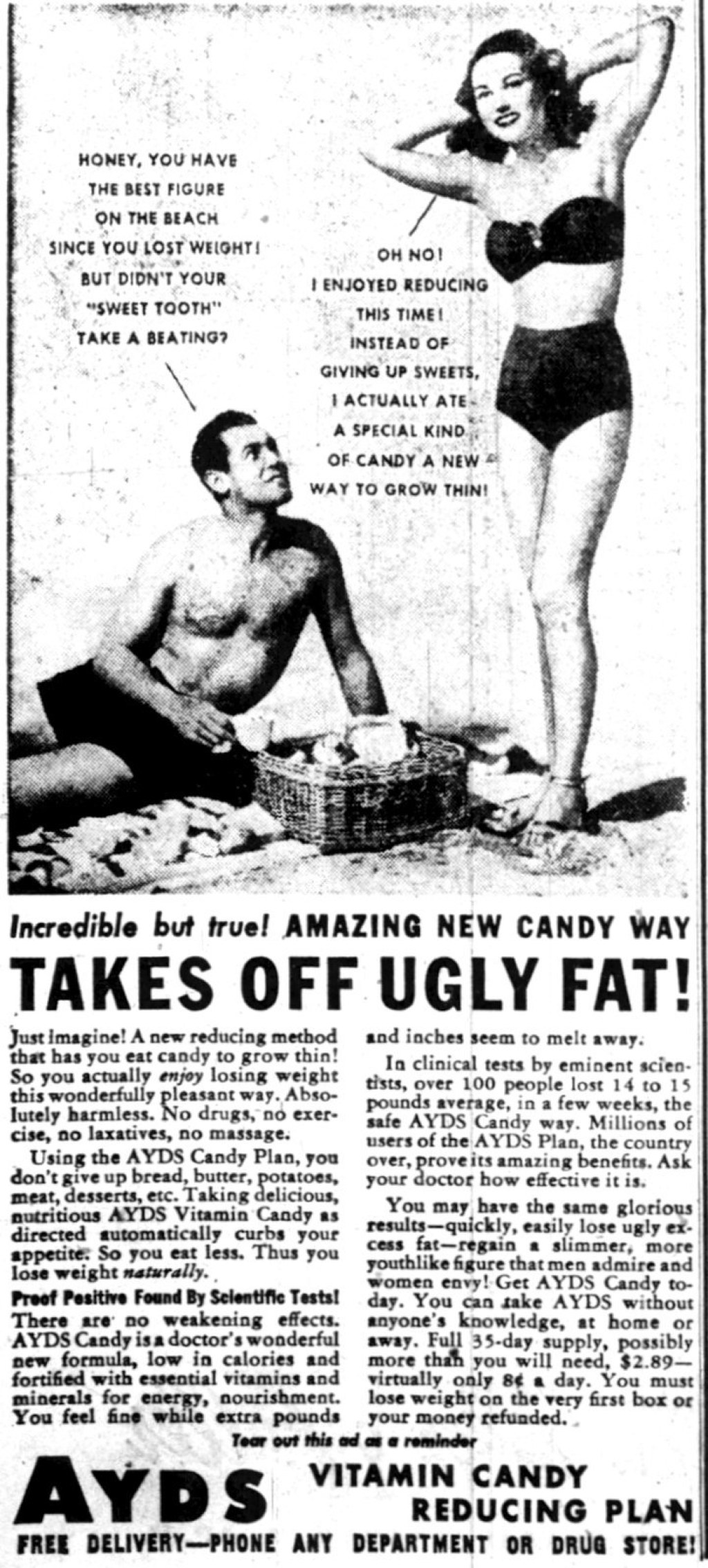 Picture of: Ayds candy: The diet candy with the unfortunate name – Click Americana