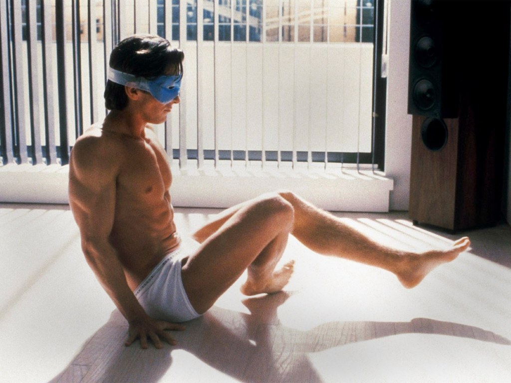 Picture of: Christian Bale’s iconic workout in American Psycho is now a TikTok