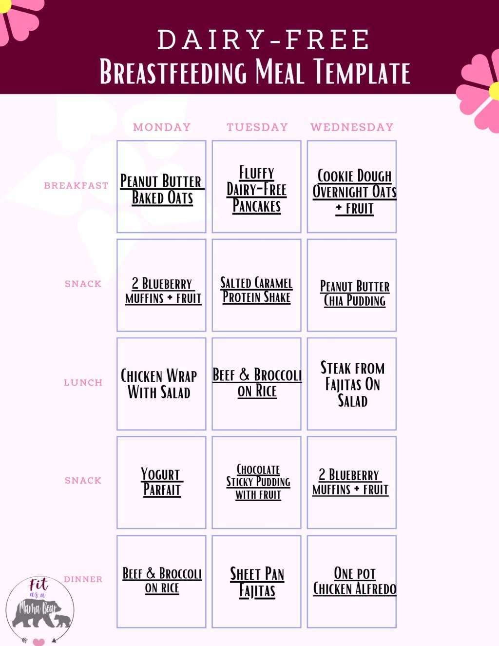 Picture of: Easy Tips For A Dairy-Free Breastfeeding Diet (With Meal Plan)