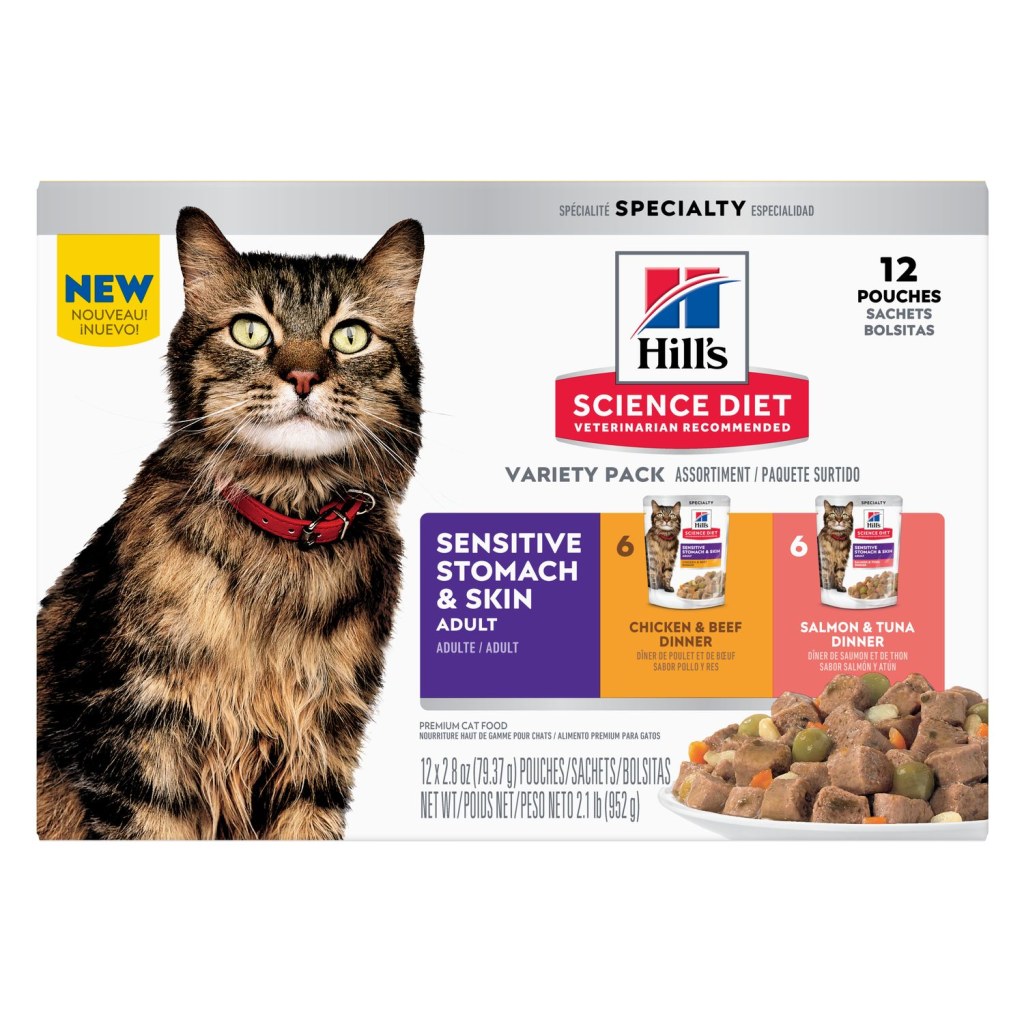 Picture of: Hill’s Science Diet Adult Sensitive Stomach & Skin Canned Cat Food