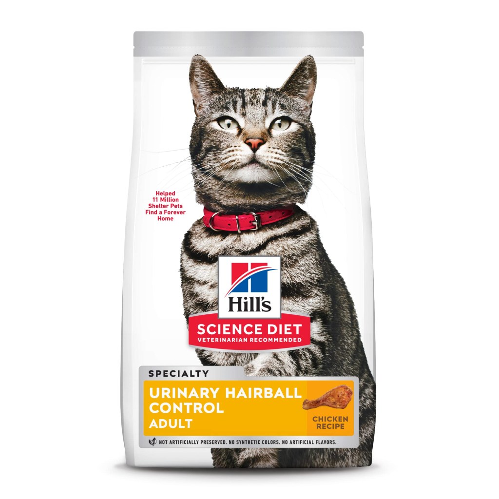 Picture of: Hill’s Science Diet Dry Cat Food, Adult, Urinary & Hairball Control,  Chicken Recipe, . lb