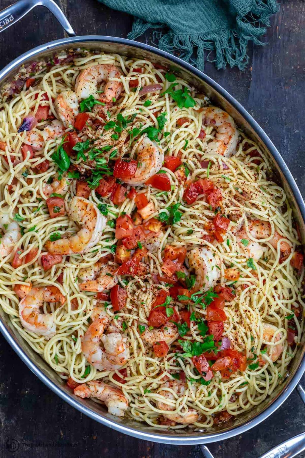 Picture of: Shrimp Pasta Recipe, Mediterranean-Style