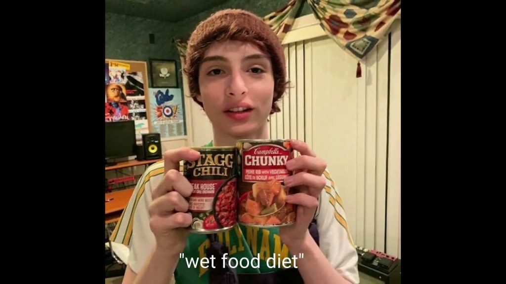 Picture of: wet food diet” (Finn Wolfhard) – YouTube