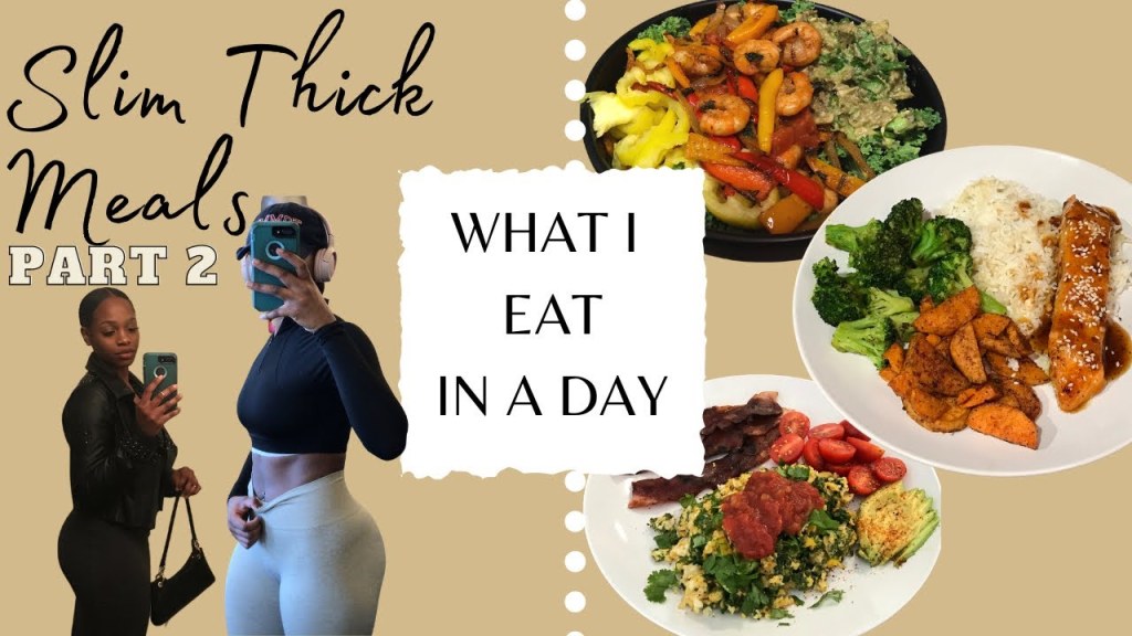 Picture of: WHAT I EAT IN A DAY  SLIM THICK MEAL PREP W/ RECIPES PT   TheFitnessChicc